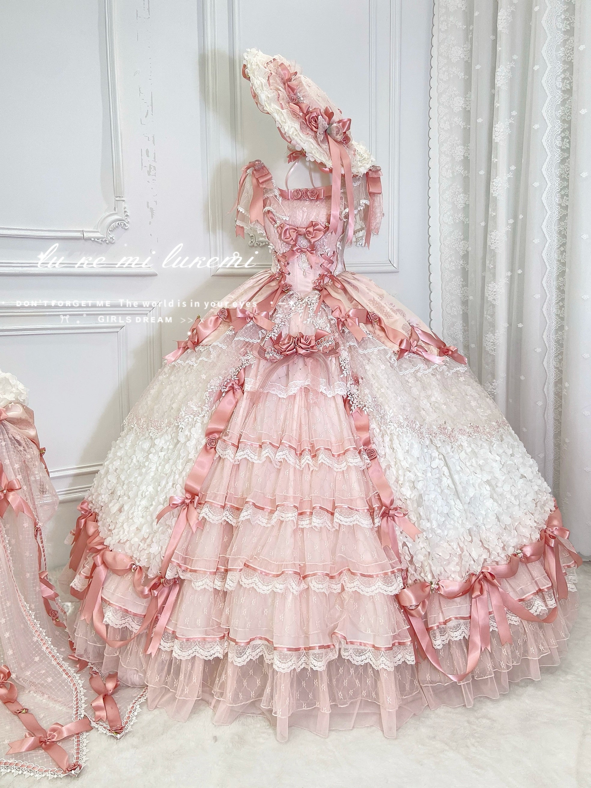 Deposit: October 5 at 8 p.m. [Rose Note] Lu Kemi original design long and short elegant Lolita